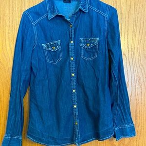 Faded Glory light, cotton button up